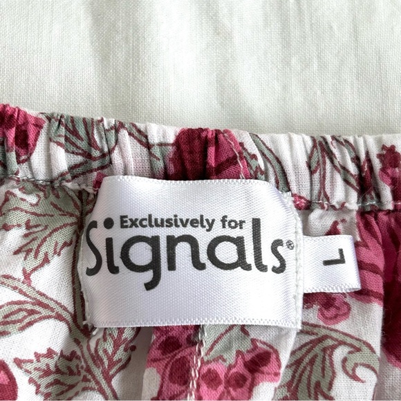 Signals Floral Print Cotton Boxers Lace Trim Boxer Shorts - Picture 8 of 11